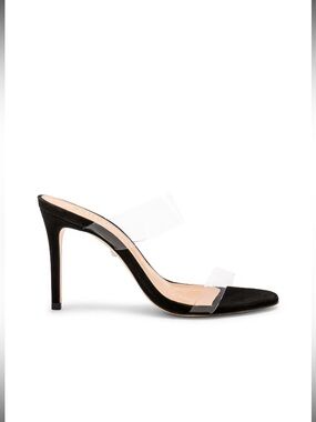 Schutz  Ariella Heel in Black & Transparent size 7